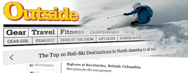 Outside Magazine's Best Heliski Destination