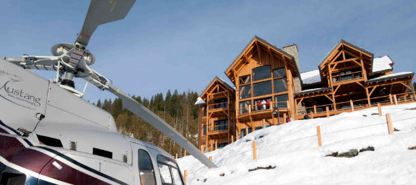 Private heliskiing at Bighorn in Canada