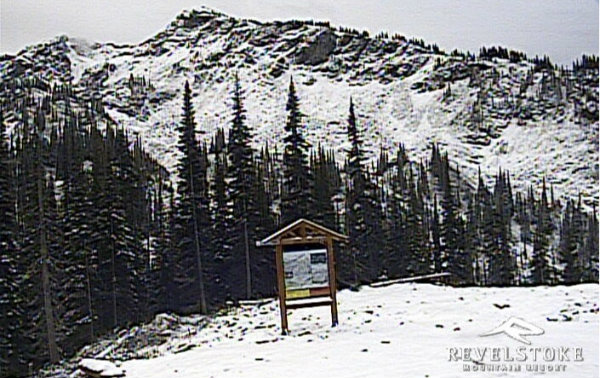 Early snow in Revelstoke